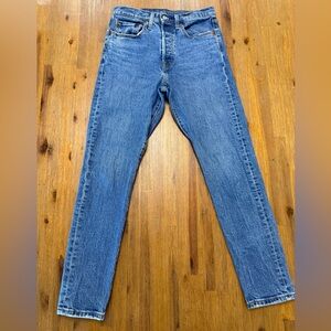 Levi's 501 S Skinny Blue Button-Fly Jeans